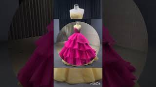 Latest gown 👗❤️dailyshorts womensfashion viralvideo short youtubeshorts music foryou [upl. by Lash648]