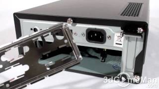 1134  Antec ISK 300150 MiniITX Case Video Review [upl. by Anayit]