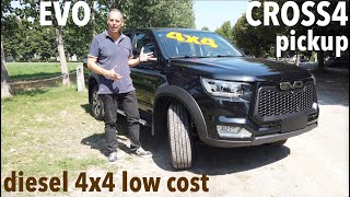 EVO CROSS 4 il pickup low cost 4WD con un 20 turbo diesel e ampia dotazione di serie [upl. by Jasen8]