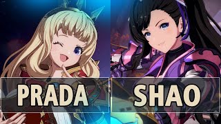 GBVSR🔥Prada Cagliostro Vs Shao Beatrix🔥 High Level Gameplay [upl. by Esinej]