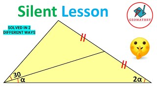 Finding the Missing Angle Using 2 Different Ways  Learn by Watching [upl. by Alyehs]