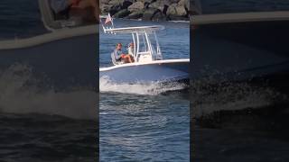 Tidewater Boat Heads To The Point Pleasant Beach Ocean [upl. by Sigfrid]