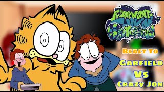 FNF VS Gorefield V2  Fnf React To Garfield Vs Crazy Jon  Song quotCaptivequot [upl. by Llert254]