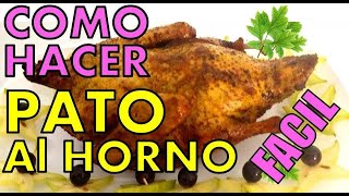 Como preparar pato al horno [upl. by Etnod]