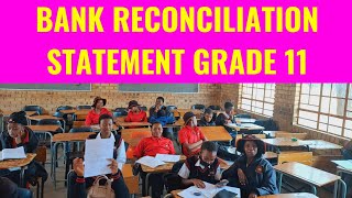 Bank Reconciliation Statement Grade 11 [upl. by Iddet]