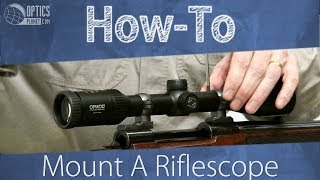 How To Mount A Riflescope  OpticsPlanetcom [upl. by Assiar]