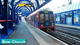 Bow Church  London DLR  B92  B2K  B07 Stock [upl. by Briny]