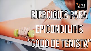 5 Ejercicios para EPICONDILITIS👌► Que FUNCIONAN  Dolor de CODO [upl. by Regan424]