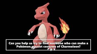 Charmeleon Pokemon Mascot Costume Idea Pokemon Red and Blue [upl. by Minor217]