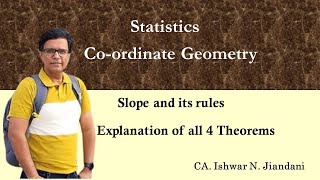 Coordinate geometry  Theorem 1  Theorem 2  Theorem 3  Theorem 4  Slope amp its rules [upl. by Merna]