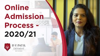 Online Admission Process  202021  D Y Patil University Navi Mumbai [upl. by Tilly]