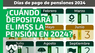 ¿Cómo quedó el calendario de pagos para la pensión del IMSS 2024 [upl. by Aihsenor]