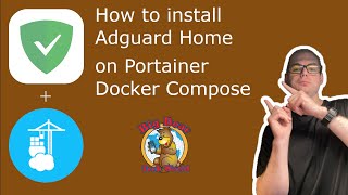 How to install Adguard Home on Portainer  Docker Compose [upl. by Weig]