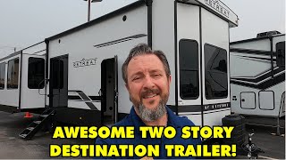 BEST Destination Trailer RV to Live In 2024 Keystone Retreat 391FLFT [upl. by Yruoc]