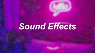 SOUND EFFECTS YOU NEED FOR YOUR EDIT AUDIOS [upl. by Perry898]