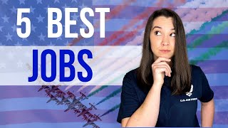 Top 5 Air Force jobs [upl. by Zollie]