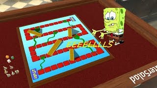 Eels amp Escalators Spongebob Sqarepants Board game [upl. by Ramyaj]