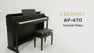 CELVIANO AP470 Tutorial Video  CASIO [upl. by Joab]