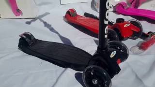 Scooter monopatin 21 ST ruedas luces soporta 80 kg ecologica Colombia Bogota Mytiendaonline [upl. by Ddat]