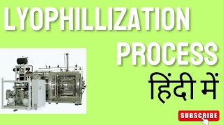 हिंदी में What is Lyophillization steps in LyophillizationKey component of Lyophilizer [upl. by Ehsrop]