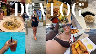 DC STAYCATION  coffee georgetown shopping rooftop pool good eats  VLOG [upl. by Merp]