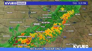 LIVE Weather radar as cold front moves into Central Texas  KVUE [upl. by Nawud]