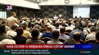 “AHİLİK KÜLTÜRÜ VE GİRİŞİMCİLİK ÖĞRENCİ EĞİTİMİ” SEMİNERİ [upl. by Elianora]