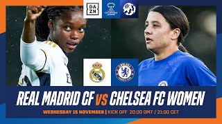 Real Madrid vs Chelsea  UEFA Women’s Champions League 202324 Matchday 1 Full Match [upl. by Radmilla]