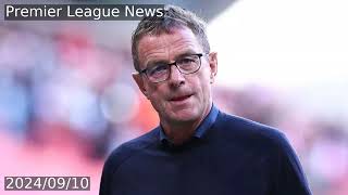 Man Utd news Exboss Ralf Rangnick has the last laugh as striker decision slammed [upl. by Vachell]