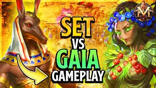 Age of Mythology Retold Set vs Gaia Expert First Person Gameplay [upl. by Colin]