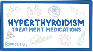 Hyperthyroidism treatment medications pharmacology [upl. by Ahsiuqat]