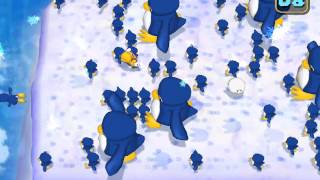 Mario Party 5 minigame Pushy Penguins 60fps [upl. by Sicular867]