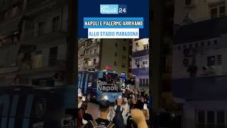 NAPOLI PALERMO LIVE 🔴 Guardate cos’accade fuori lo stadio Maradona 🚨 [upl. by Alathia]