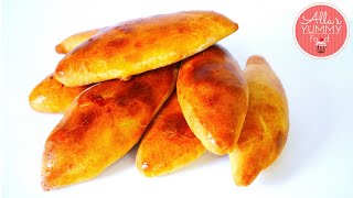 Russian Piroshki with Cabbage  Piroshki Recipe  Пирожки с капустой [upl. by Nalrah2]