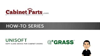 CabinetPartscom  Grass Unisoft Soft Close Systems For Cabinet Doors [upl. by Ormiston]