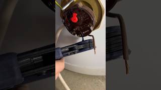 How to wire an immersion heater like a pro asmr diy howto plumbing subscribe youtubeshorts [upl. by Gnat570]