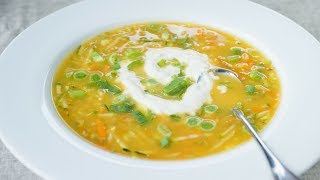 Barley amp Lentil Soup with Cashew Sour Cream [upl. by Ardnos]