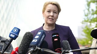 Berliner Wirtschaftssenatorin Franziska Giffey nach Angriff wohlauf „Es geht mir gut“ [upl. by Nibla]