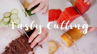 ASMR Ｔａｓｔｙ Ｃｕｔｔｉｎｇ 🍴 [upl. by Nyrrat]