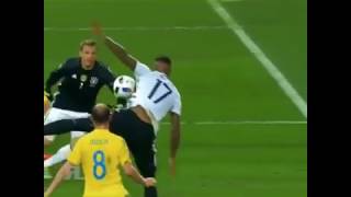 Jerome Boateng amazing goal line save v Ukraine  Euro 2016 [upl. by Brandwein]