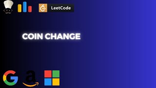 Leetcode322 Coin Change  dynamic programming [upl. by Ever]