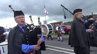 Annalong Pipe Band  Newtownards Black Saturday 2018 [upl. by Alida]