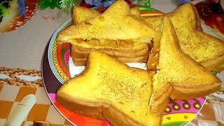 পাউরুটি দিয়ে ঝাল ঝাল লোভনীয় নাস্তা রেসিপিbread diya nasta racipe [upl. by Elaine]