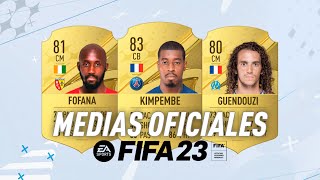 FIFA 23 MEDIAS OFICIALES LIGUE 1 KIMPEMBE FOFANA GUENDOUZI [upl. by Ainirtak277]