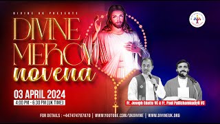 LIVE Divine Mercy Novena 3 April 2024 Divine UK [upl. by Entwistle]