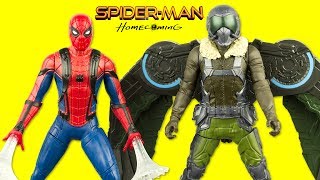 SpiderMan Homecoming Figurines Vautour Attaque Spiderman Vulture Jouet Toy Review Hasbro [upl. by Aitak]