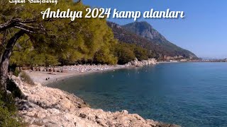 ANTALYA FETHİYE ARASI ÜCRETSİZ KAMP KARAVAN KONAKLAMA antalya fethiye finike demre [upl. by Alacim]