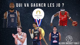 Mes Pronos pour les JO Paris 2024  Basketball Homme 55  Classement Qualifiés Power Ranking 🏀 [upl. by Franciska]