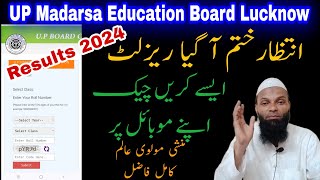 UP Madarsa Board Exam Result 2024  How to Check Results On Mobile  Results 2024  Asaan Urdu SBL [upl. by Hardie]