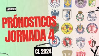 Pronósticos Jornada 4 Liga MX  C2024 [upl. by Stoddard]